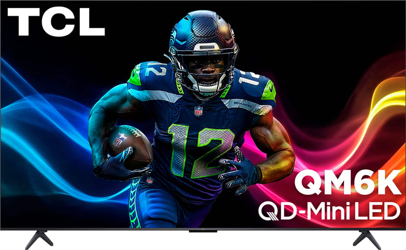 TCL - 55" QM6K Series 4K UHD HDR QD Mini LED Smart TV with Google TV (2025)