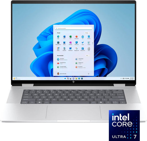 HP - Envy 2-in-1 16" 2K Touch-Screen Laptop - Intel Core Ultra 7 - 32GB Memory - 2TB SSD - Glacier Silver