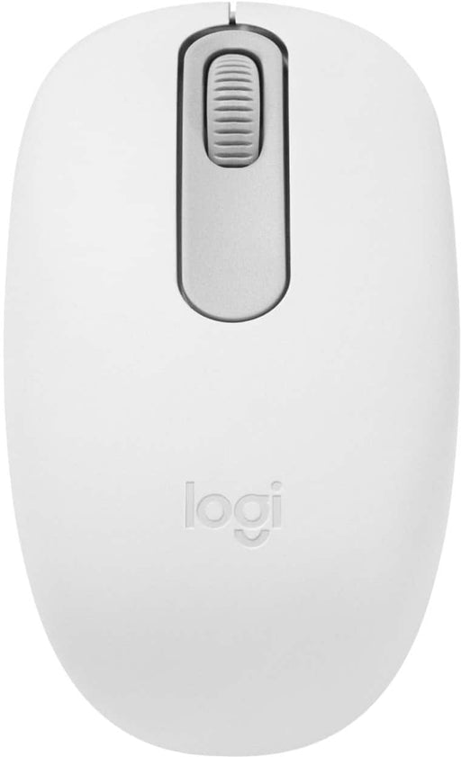 Logitech - M196 Lightweight Bluetooth Wireless Optical Mouse Compact 3-Button Ambidextrous Mouse with Smooth Tracking - Wireless - Off-White