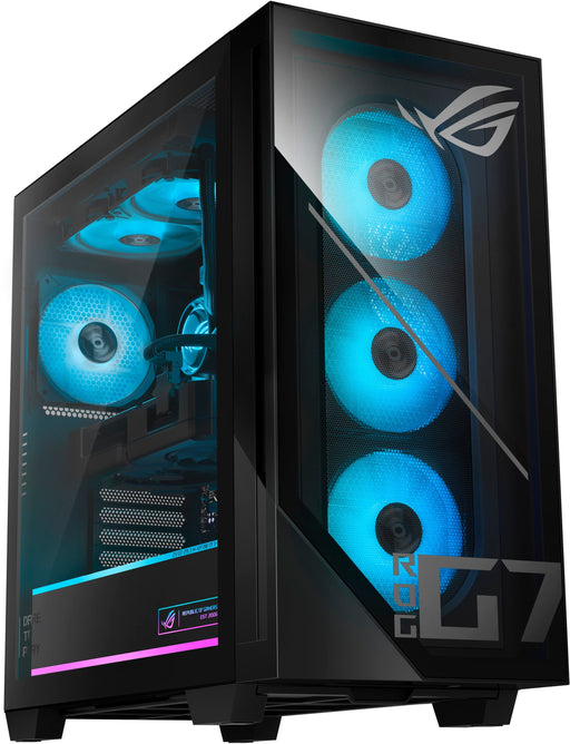ASUS - ROG G700 Gaming Desktop - Intel Core Ultra 7 - 32GB Memory - NVIDIA GeForce RTX 5070 Ti - 2TB SSD - Black