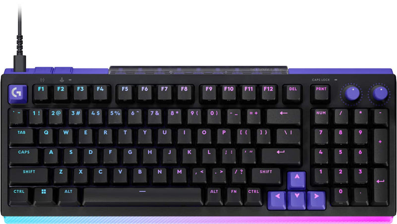 Logitech - G512 X 98 Full-size DUAL SWAP Hot-Swappable TMR Analog / Mechanical Gaming Keyboard for PC Mac with LIGHTSYNC RGB - Black