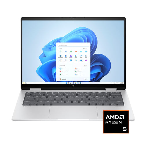 HP - Envy 2-in-1 14" Wide Ultra XGA Touch-Screen Laptop - AMD Ryzen 5 - 16GB Memory - 512GB SSD - Glacier Silver