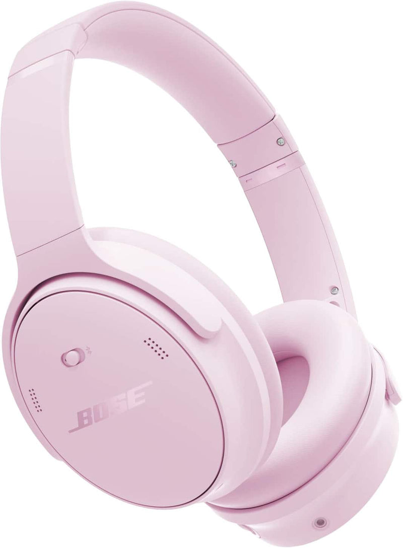 Bose - QuietComfort Wireless Noise Cancelling Over-the-Ear Bluetooth Headphones - Petal Pink