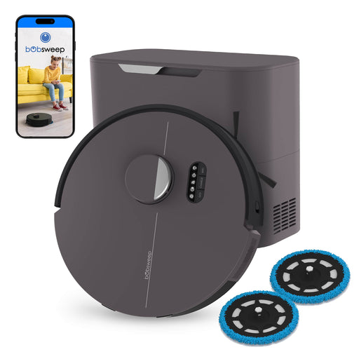 bObsweep - Dustin Robot Vacuum  Mop Combo with Dual Spin Mops - Twilight