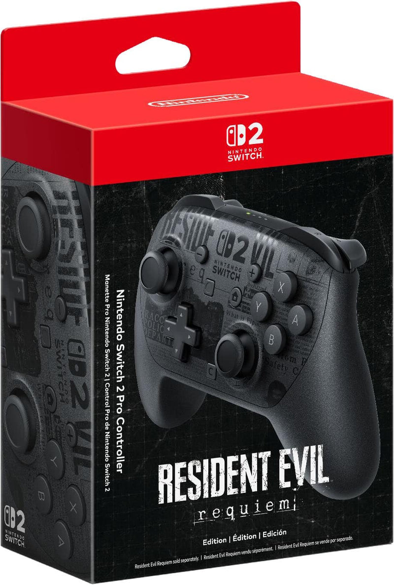 Nintendo - Switch 2 Pro Controller Resident Evil Requiem Edition - Black