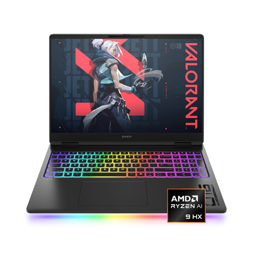 HP OMEN - MAX 16" WQXGA 240Hz Gaming Laptop - AMD Ryzen AI 9 HX 375 2024 - 32GB Memory - NVIDIA GeForce RTX 5070 Ti - 1TB SSD - Shadow Black