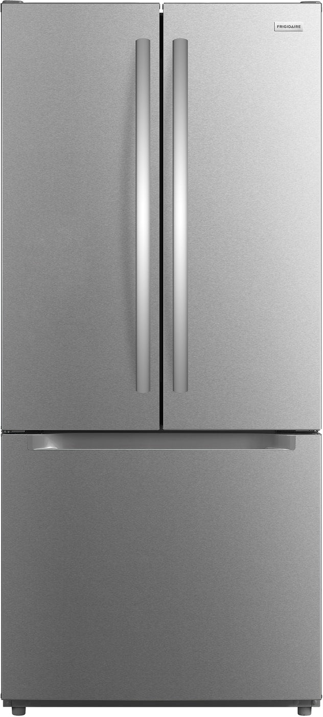 Frigidaire - 19 Cu. Ft. Standard-Depth Garage Ready French Door Refrigerator - Stainless Steel