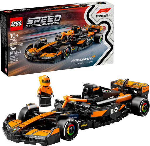 LEGO - Speed Champions McLaren F1 Team MCL38 Race Car Toy Building Set 77251