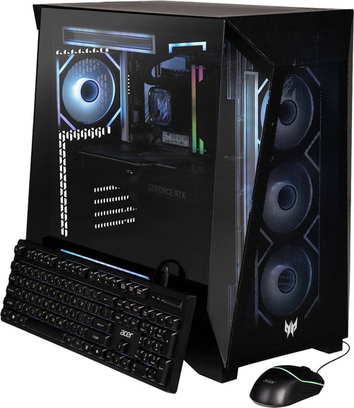 Acer - Predator Orion Gaming Desktop - Intel Core Ultra 7 265KF 2024 - GeForce RTX 5070 - 32GB DDR5 Memory  1TB Storage - Black