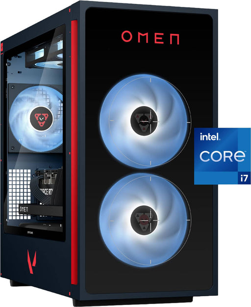 HP OMEN - 35L VALORANT Limited Edition Gaming Desktop - Intel Core i7-14700F - 16GB Memory - NVIDIA GeForce RTX 5060 Ti - 1TB SSD - Navy