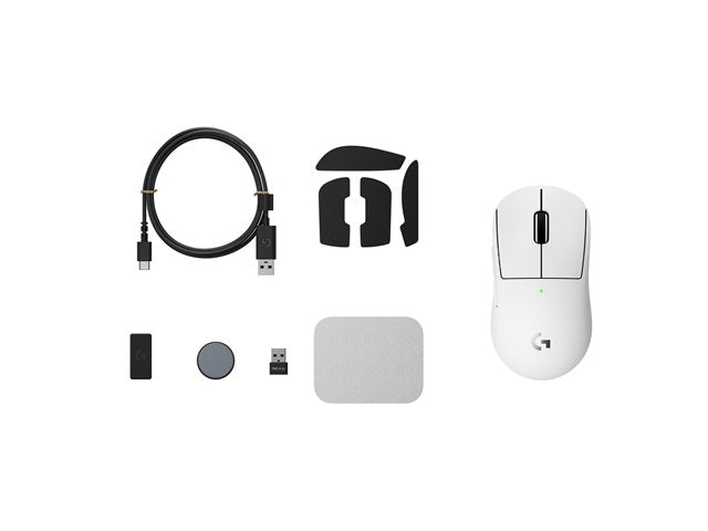 Logitech G PRO X SUPERLIGHT 2C - mouse - gaming - 2.4 GHz USB - white