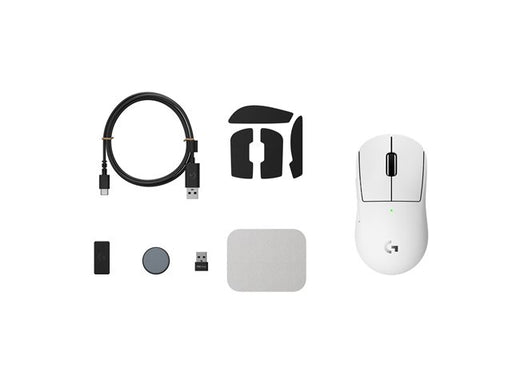 Logitech G PRO X SUPERLIGHT 2C - mouse - gaming - 2.4 GHz USB - white