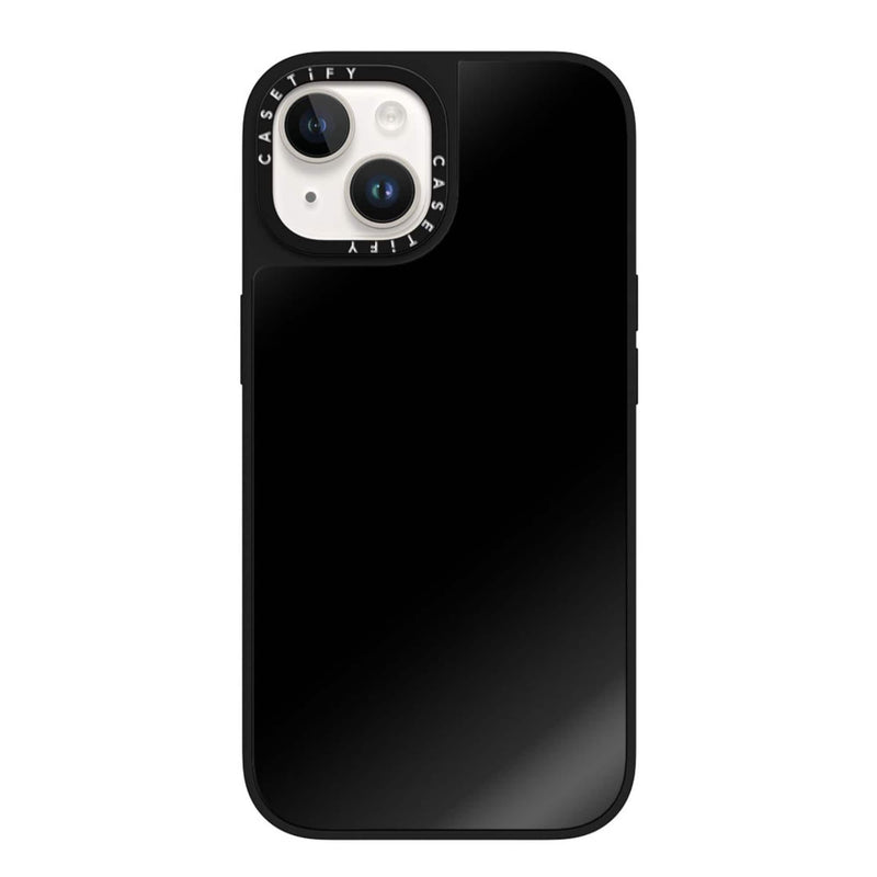 CASETiFY - Mirror Case with MagSafe for Apple iPhone 15 - Black with Black Bumper