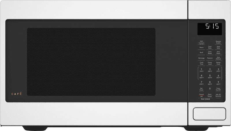 Caf - 1.5 Cu. Ft. Convection Countertop Microwave with Sensor Cooking and Built in Wi-Fi - Matte White