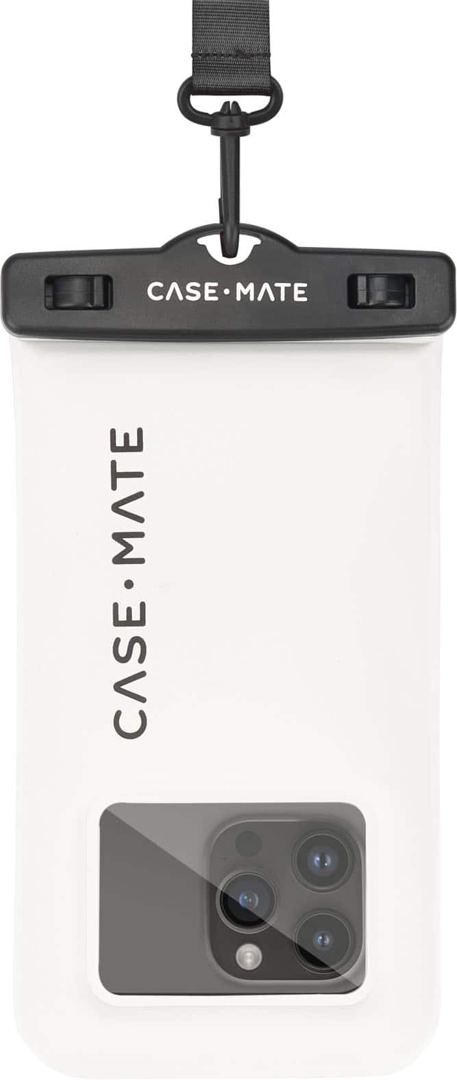 Case-Mate - Sand Dollar Waterproof Floating Pouch for most Cell Phones - Gray/Black