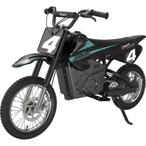 Razor - MX650 Dirt Rocket eBike w/ 10 miles Max Operating Range and 17 mph Max Speed - Black/Teal