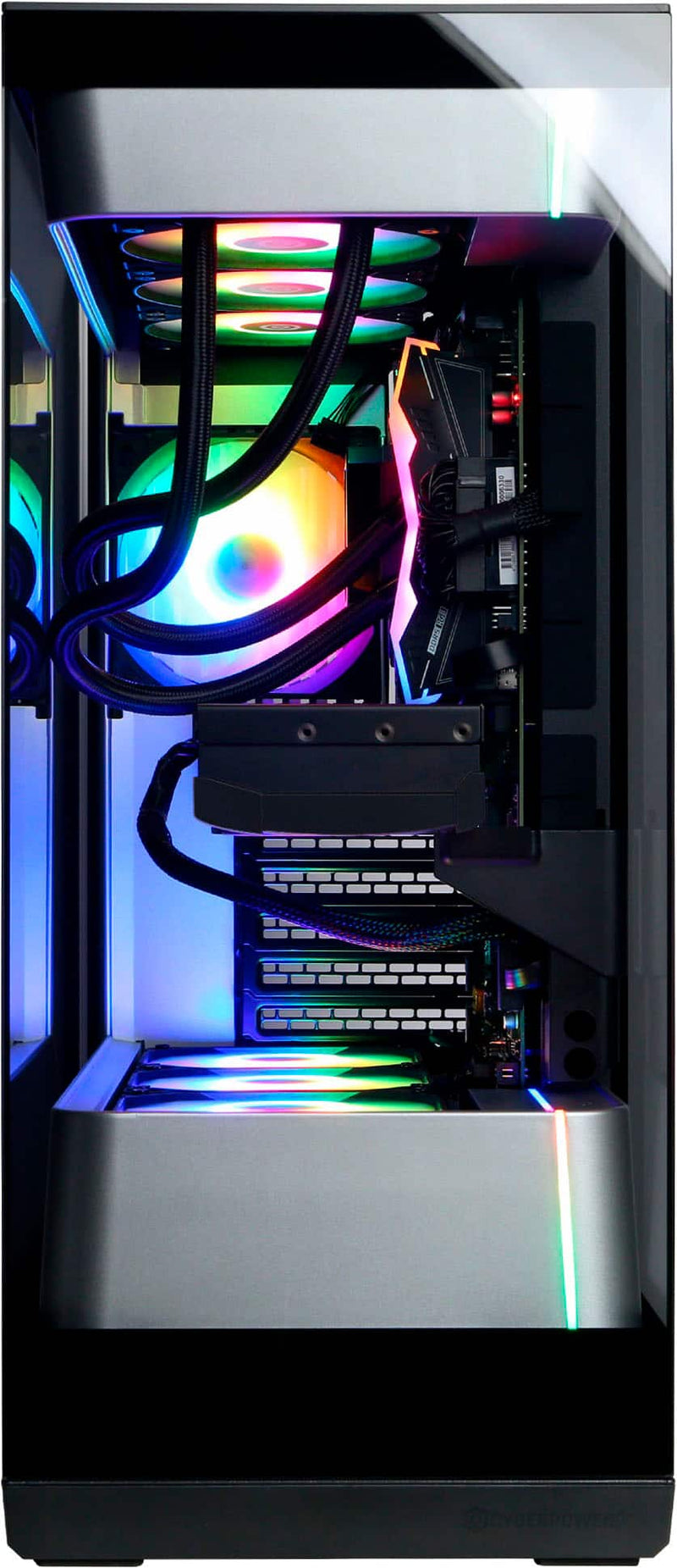 CyberPowerPC - Gaming Desktop - Intel Core Ultra 9 285K - NVIDIA GeForce RTX 5070 Ti 16GB - 64GB DDR5 - 2TB PCIe 4.0 SSD - Black