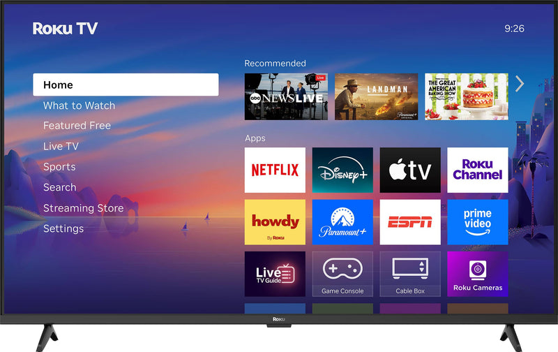 Roku - 55" Class 4K HDR LED Smart RokuTV (2025)
