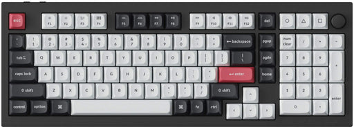 Keychron - Q5 HE Custom 96 Wireless Hall Effect Mechanical Switch Gaming Keyboard with Programmable QMK Launcher Software - Black