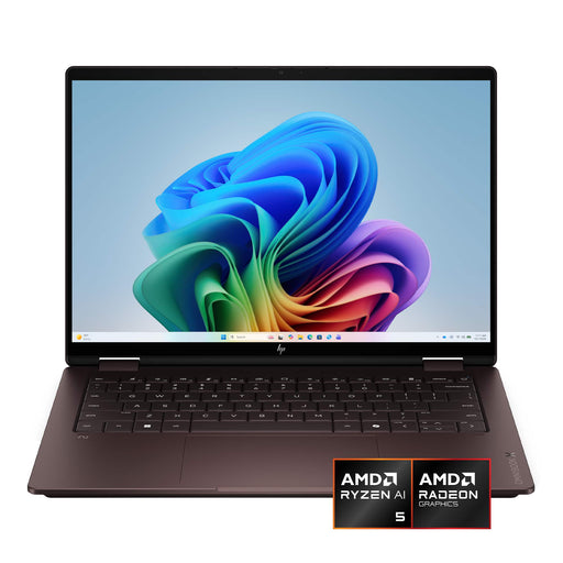 HP - OmniBook X Flip 2-in-1 - 14" 2K Touchscreen Laptop - AMD Ryzen AI 5 430 ('26) - 16GB Memory - 512GB SSD - Copilot+ - Deep Espresso