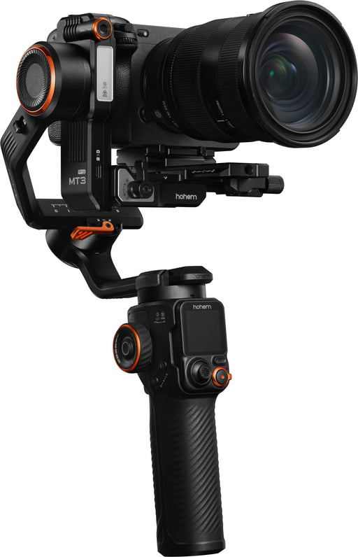 Hohem - iSteady MT3 Pro Phone  Camera Gimbal Stabilizer w/ AI Tracking Detachable Remote for Cameras up to 5.5lbs - Black