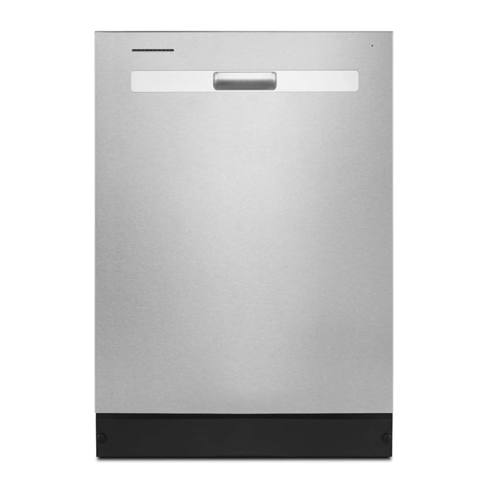 Whirlpool - 24" Top Control Built-In Stainless Steel Tub Dishwasher with Boost Cycle and 55 dBA - Stainless Steel