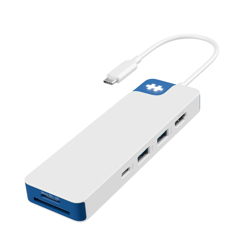 Hyper - HyperDrive Flex 8 Port USB-C Hub - Blue