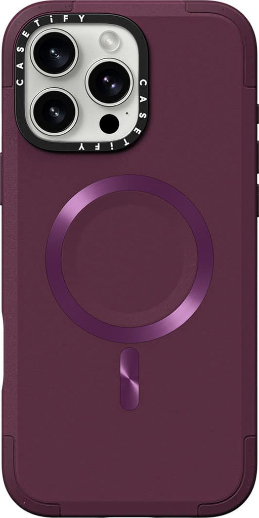 CASETiFY - Force Case with MagSafe for Apple iPhone 16 Pro Max - Mulberry