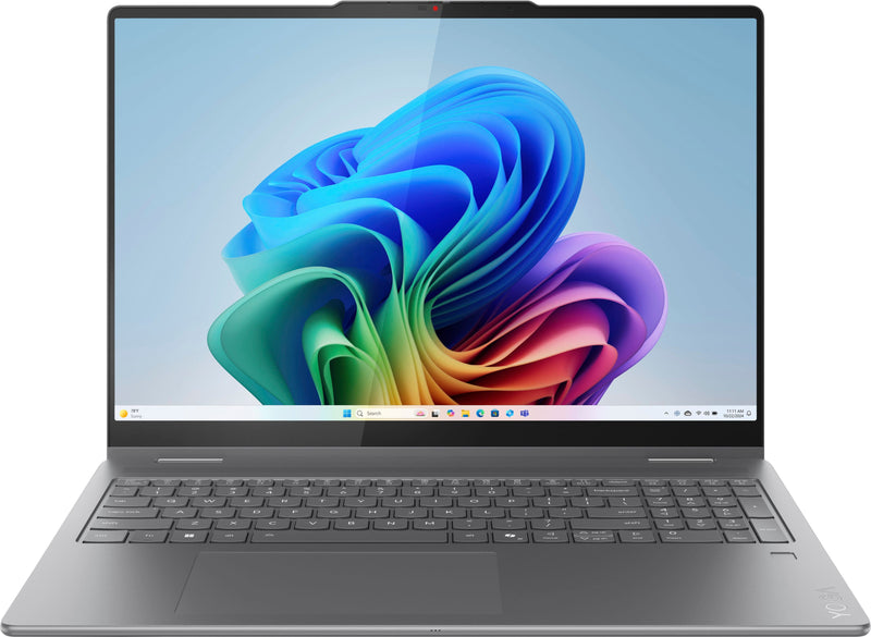 Lenovo - Yoga 7i 2-in-1 - Copilot+ PC - 16" 2K Touchscreen Laptop - Intel Core Ultra 5 Processor 2024 - 16GB Memory - 512GB SSD - Luna Grey