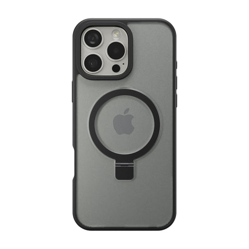Insignia - Hard-Shell Case with MagSafe Kickstand for iPhone 16 Pro Max - Black