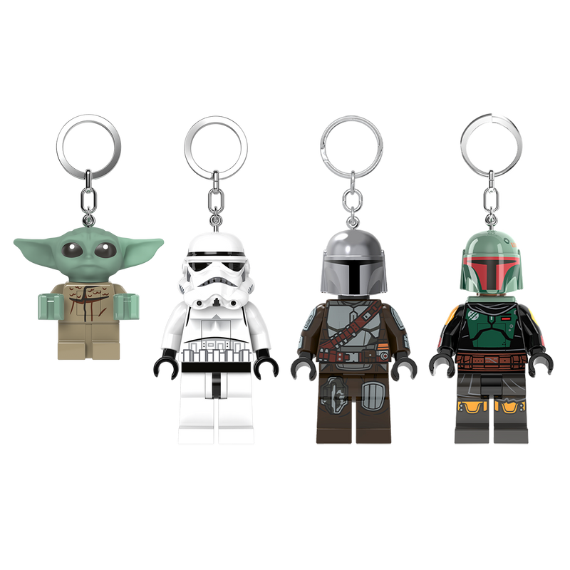 Santoki - LEGO Star Wars The Mandalorian Keychain Light CDU 16 Piece - Styles May Vary