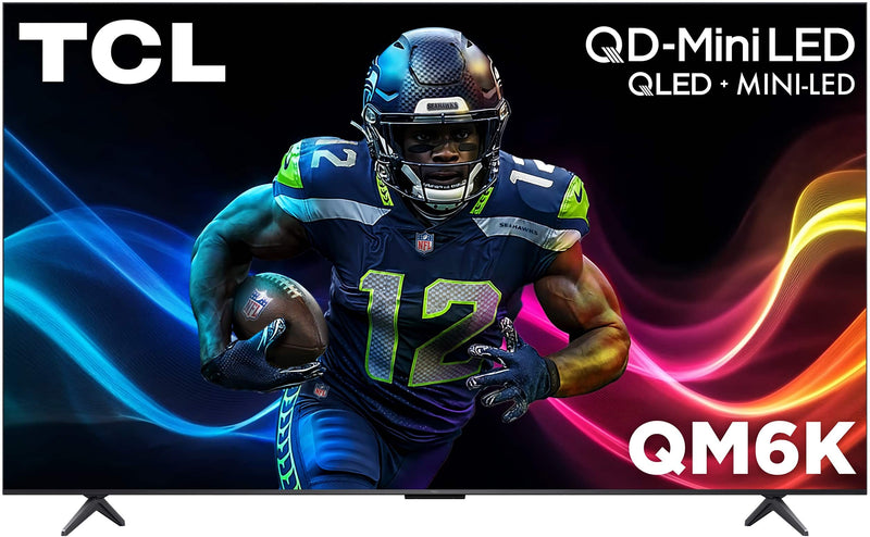 TCL - 85" Class QM6K Series 4K UHD HDR QD Mini LED Smart TV with Google TV with Gemini(2025)