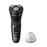 Philips Norelco - Series 3000 Rechargeable Wet/Dry Electric Shaver - Black