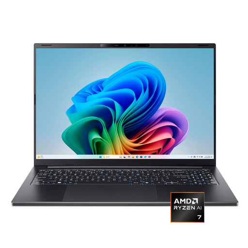 Acer - Swift Go 16 AI - Copilot+ PC - 16" Touchscreen Laptop - AMD Ryzen AI 7 445 2026 - 16GB Memory  512GB Storage - Obsidian Black