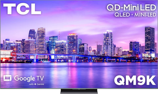 TCL - 85" Class QM9K Series 4K UHD HDR QD-Mini LED Smart TV with Google TV (2025)