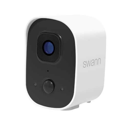 Swann - EVO 2K WiFi Security Camera Weatherproof Outdoor Color Night Vision Motion Detect Two-Way Audio 32GB MicroSD - White
