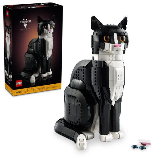 LEGO - Ideas Tuxedo Cat Gift Idea for Animal-Lovers and Home Dcor 21349