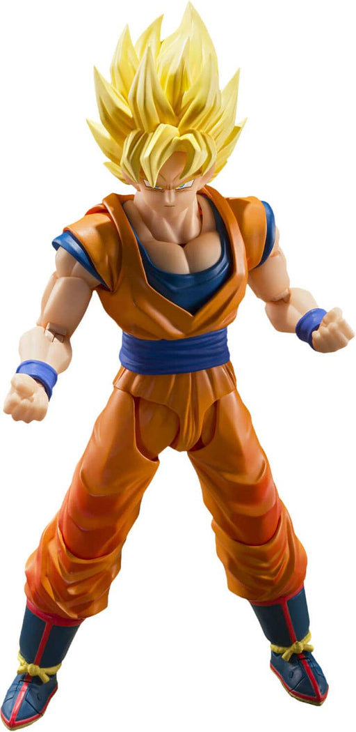 Bandai - 7" Super Saiyan Son Goku  Figure - The Games Begin - Dragon Ball Z - Tamashii Nations S.H.Figuarts