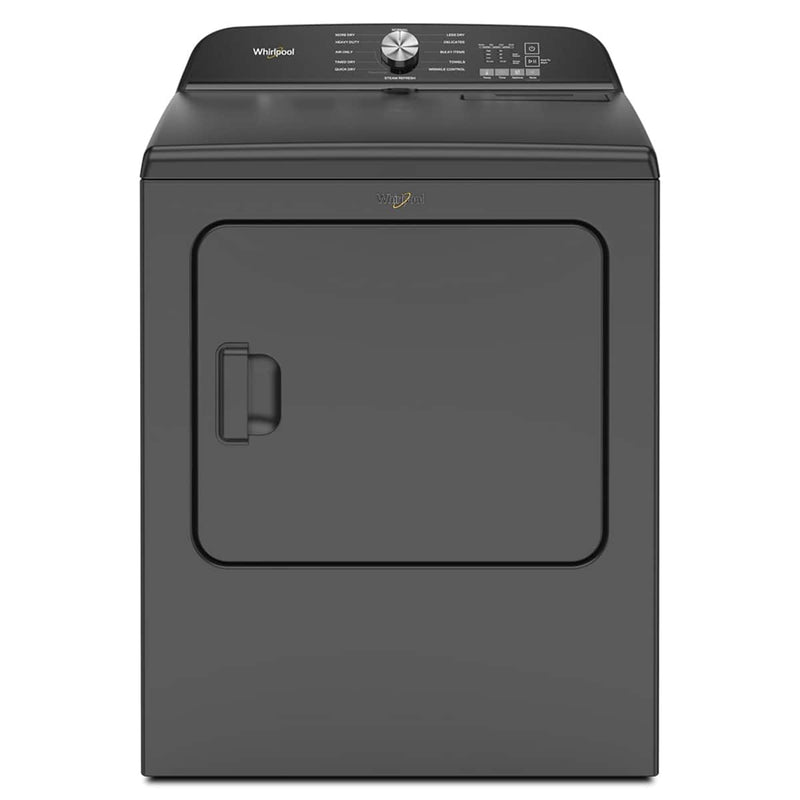 Whirlpool - 7.0 Cu. Ft. Whirlpool Top Load Gas Dryer with Moisture Sensor - Volcano Black