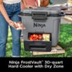 Ninja - FrostVault 30qt Hard Cooler with Dry Zone - Slate Gray