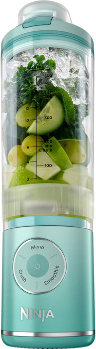 Ninja - Blast Max Portable Blender with 22oz Twist  Go Vessel - Sea Glass