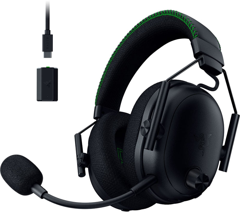 Razer - BlackShark V3 Pro ANC Wireless Over-the-Ear Gaming Headset for Xbox PC Mac Playstation Nintendo Switch Smartphone - Black
