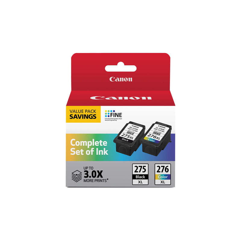 Canon - PG 275XL  CL276XL 2-Pack High Yield Ink Cartridges - Black/Multicolor
