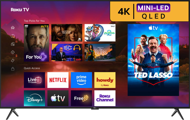 Roku - 65" Class Plus Series 4K QLED Mini-LED Smart RokuTV (2026)