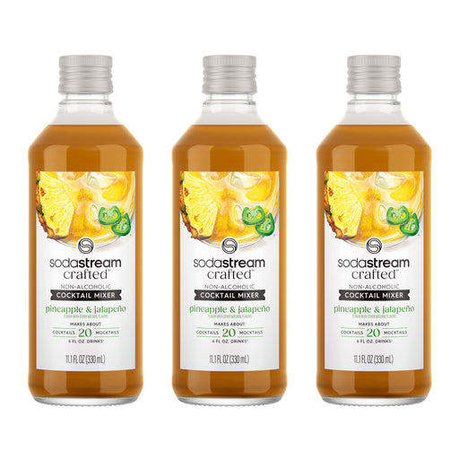 SodaStream - Crafted Mixers  Pineapple Jalapeno Drink Mix 3-Pack