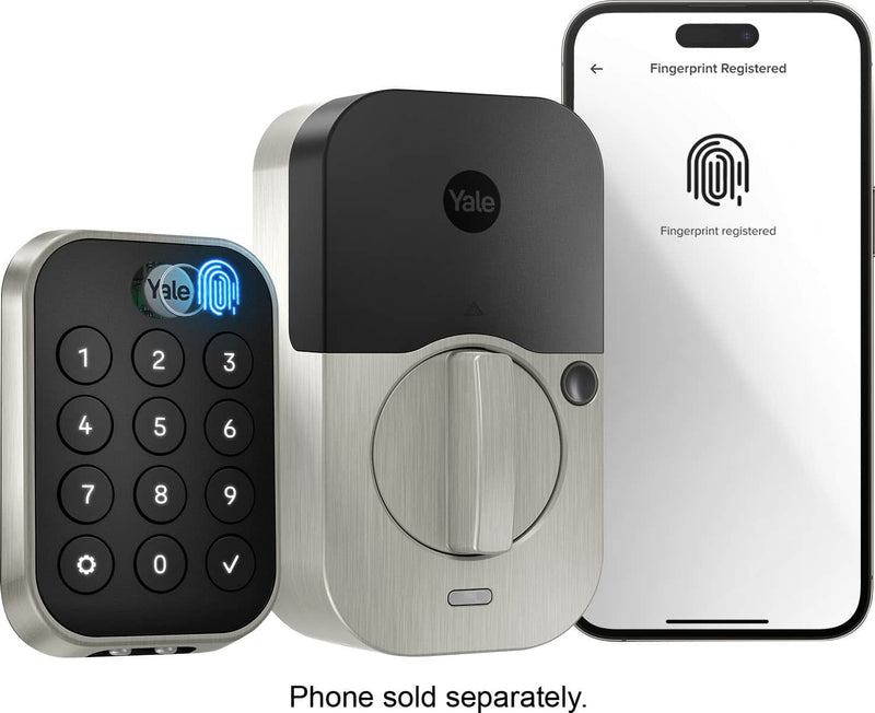 Yale - Assure Lock 2 Touch Key-Free Keypad with Bluetooth - Satin Nickel