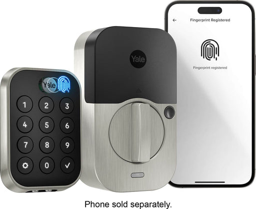 Yale - Assure Lock 2 Touch Key-Free Keypad with Bluetooth - Satin Nickel