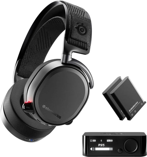 SteelSeries - Arctis Pro Wireless DTS HeadphoneX v2.0 Surround Sound Gaming Headset for PS4 and PC - Black