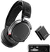 SteelSeries - Arctis Pro Wireless DTS HeadphoneX v2.0 Surround Sound Gaming Headset for PS4 and PC - Black