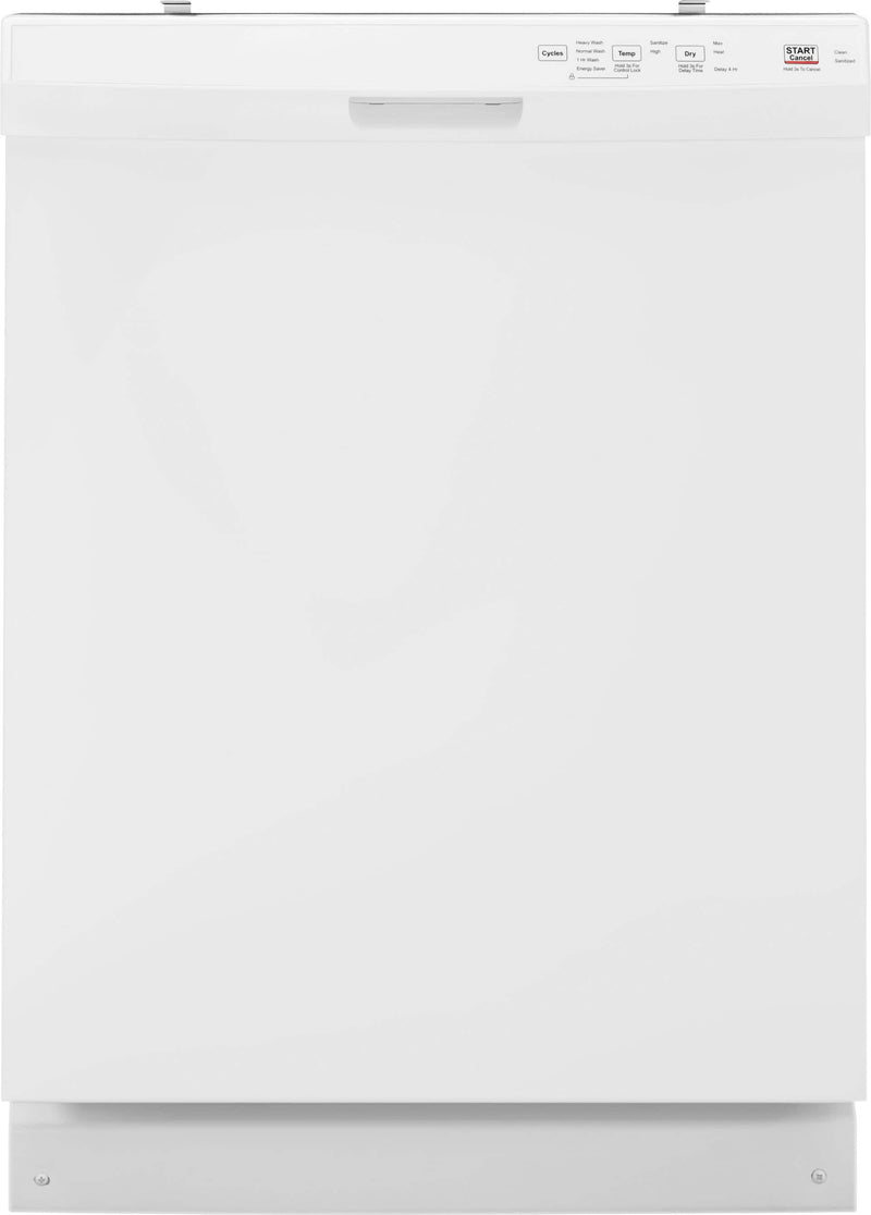 Insignia - 24 Front Control Built-In Dishwasher with DishSense ENERGY STAR Certification and Operating Sound Level 52 dBA - White